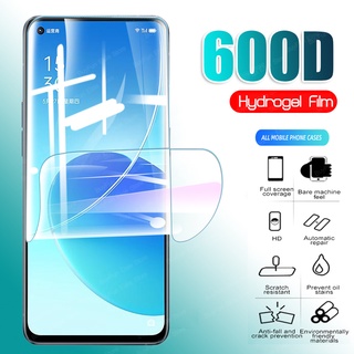 ฟิล์มไฮโดรเจล 600D สําหรับ Oppo Reno6 Pro 5G Z ฟิล์มกันรอยหน้าจอสําหรับ Oppo Reno 6 Reno5 F Z Reno5 Pro+ 5G