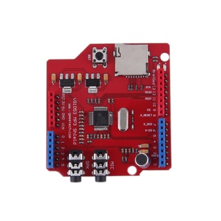 VS1053B Stereo Audio Shield Record Decode Development Board Module With TF Card