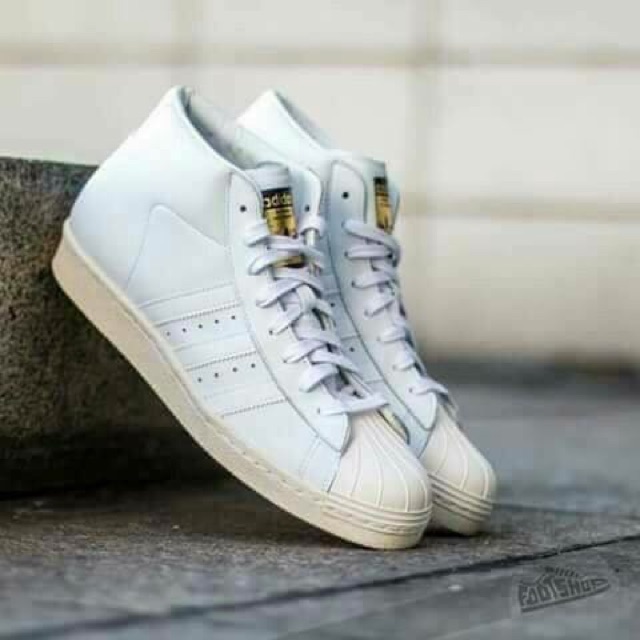 adidas superstar pro model white