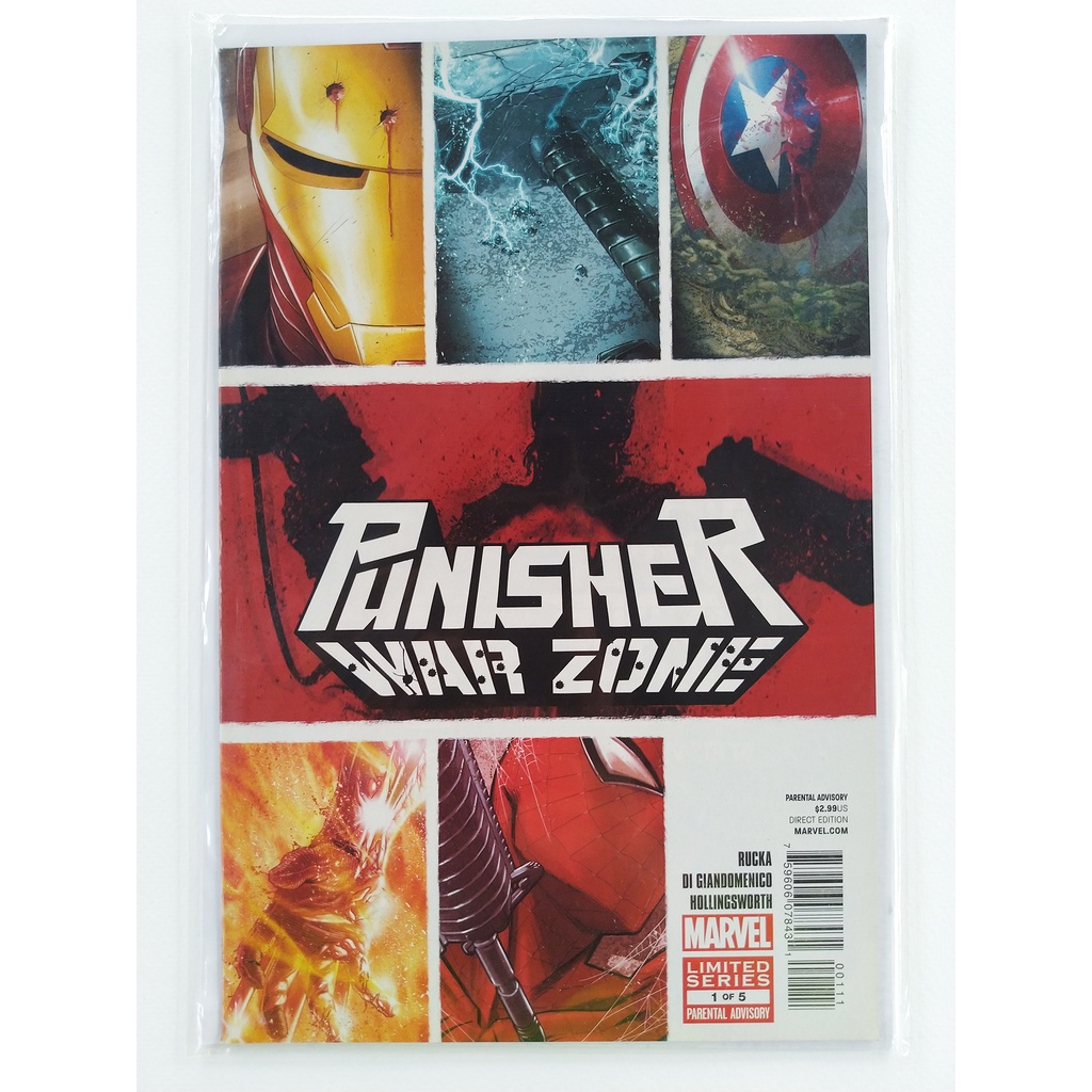 หนังสือการ์ตูน Punisher: War Zone #1 (2012) ภาษาอังกฤษ