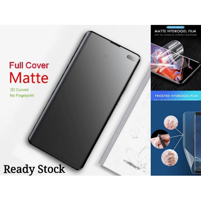 Soft Matte Hydrogel Screen Protector Samsung S10 S21 Plus S20 FE Note 8 9 10 20 Ultra Lite S8 S9 S22 S23 A54 S24 A71 A50