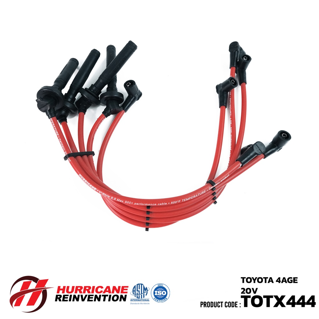สายหัวเทียน TOYOTA 4AGE 20V TOX444 HW-326