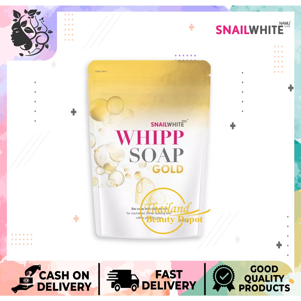 NAMU LIFE Snail White Whipp Soap GOLD 100g