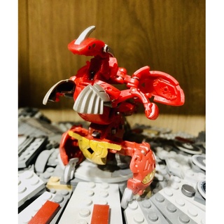 BAKUGAN BAKU SKY RAIDERS AEROBLITZ 2-N-1 FUSION DRAGONOID &amp; BAKUGOLD PYRUS REPTAK Rare #บาคุกัน