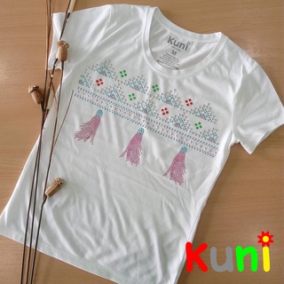 KUNI#K23 เสื้อยืดติดเพชร Rhinestoneแฟชั่น by Kunibrand