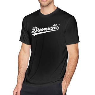 ผ้าฝ้าย สไตล์คลาสสิก【 Style 】J. Cole Dreamville เสื้อยืดแขนสั้น พิมพ์ลายกราฟฟิค ขนาดใหญ่ สําหรับผู้ชาย