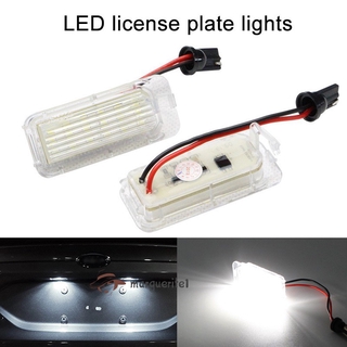 "ready stock" 2Pcs LED Xenon White Number License Plate Light Lamp For Ford Fiesta Focus Mondeo