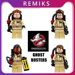 ของเล่นตัวต่อฟิกเกอร์ Ghostbusters Devil Busters Z001 ขนาดเล็ก สําหรับเด็ก 4 ชิ้น