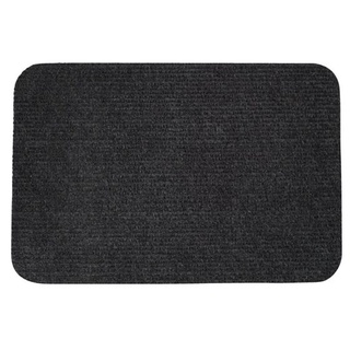 พรมเช็ดเท้า จุสก์ HAGTRON สีเทาเข้ม 57x38 พรมเช็ดเท้า Doormat Jusk HAGTRON dark gray 57x38