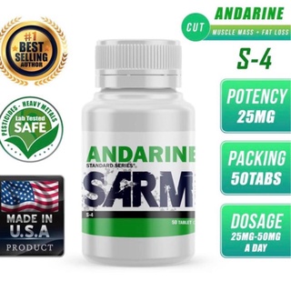 Sarm Combo Andarine S-4 25mg 50 tabs ให้คำปรึกษา ฟรี!! ทักมาสอบ่ถามได้เลยครับ