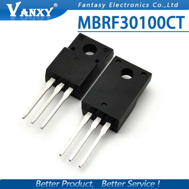 10PCS MBRF30100CT TO-220F 30100CT MBRF30100 TO-220 30A 100V  new original