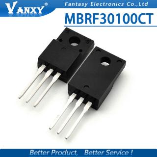 10PCS MBRF30100CT TO-220F 30100CT MBRF30100 TO-220 30A 100V  new original