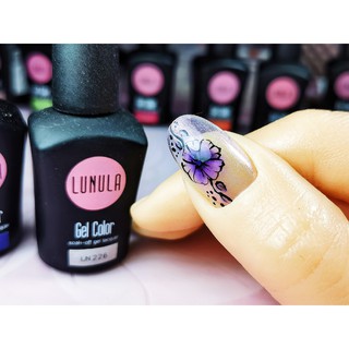 LUNULA Gel Polish ลูนูล่า สีเจลคุณภาพพรีเมี่ยม สีลดราคาพิเศษประจำเดือน LN226 - LN 240