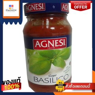 แอกเนซีซอสมะเขือเทศ + บาซิลิโก 400 กรัม/Agnesi Sauce Tomato + Basilico 400gAgnesi Tomato Sauce + Basilico 400g/Agnesi Sa