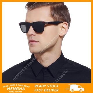 【HENGHA】【พร้อมสต็อก】แว่นกันแดด Polarized Men Sport Driving Square แว่นกันแดด