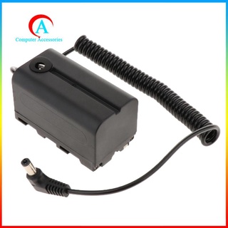 NP-F750 F970 F550 Dummy Battery DC Coupler for Camcorder   LED Lights