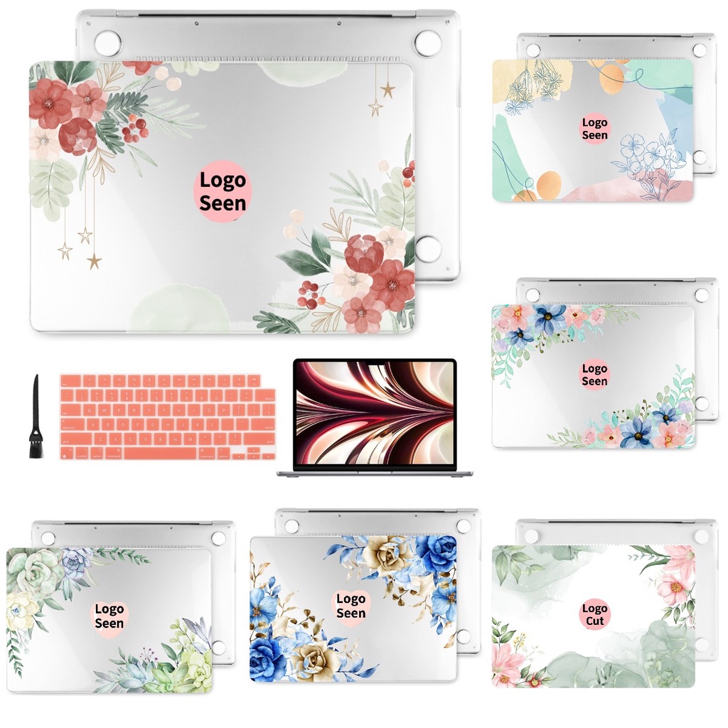4in1 เคสโทรศัพท์มือถือแบบใส สําหรับ Macbook Pro Air M2 A2681 A2338 M1 2020 Air13 A2337 A2179 A1932 A1466 2012-2017 Pro13 14 16 M1 2021 A2442 A2485 A1708 A2159 A1989 A1706 #6