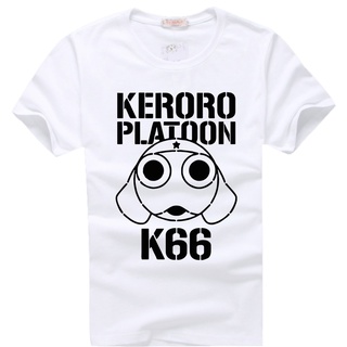 เสื้อยืดแขนห้าส่วน พิมพ์ลายการ์ตูน KERORO KERORO KERORO แฟชั่นสําหรับผู้ชาย