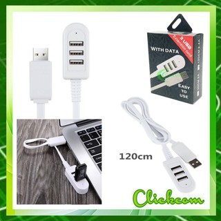 Extension cord สายชาร์จ 2.4USB 120cm EASY TO USE 2.4A