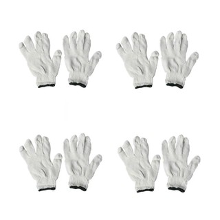 papamami Cotton knit gloves ถุงมือถักผ้าดิบ (4คู่)