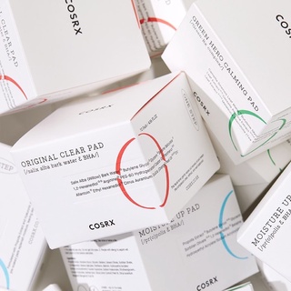 🌈พร้อมส่ง +แถมตลับ COSRX One Step Original , Moisture up, Green Hero Calming Clear Pad 70 Pads / Cica serum 10