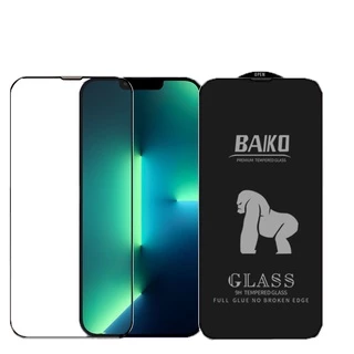 ฟิล์มกระจกเต็มจอ [มีตะแกรงกันฝุ่น] For iPhone Air,17 Pro,16e,16,15,14 Pro Max,14 Plus,13 Mini/12 Pro Max/12 Mini/11