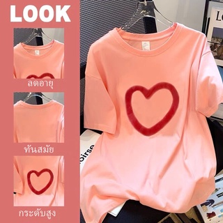 AKIFOON 🌷พร้อมส่ง🌷2357&amp; เสื้อยืด เสื้อยืดคอกลม สวยๆ สไตล์วินเทจ เสื้อยืดพิมพ์ลาย ผ้ายืดนิ่ม คอกลมแขนสั้น