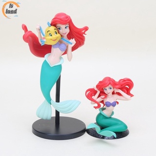 Island โมเดลฟิกเกอร์เจ้าหญิงแอเรียล Q Posket The Little Mermaid ขนาด 10 ซม. 20 ซม. ของขวัญ สําหรับตกแต่งเค้กเด็กผู้หญิง