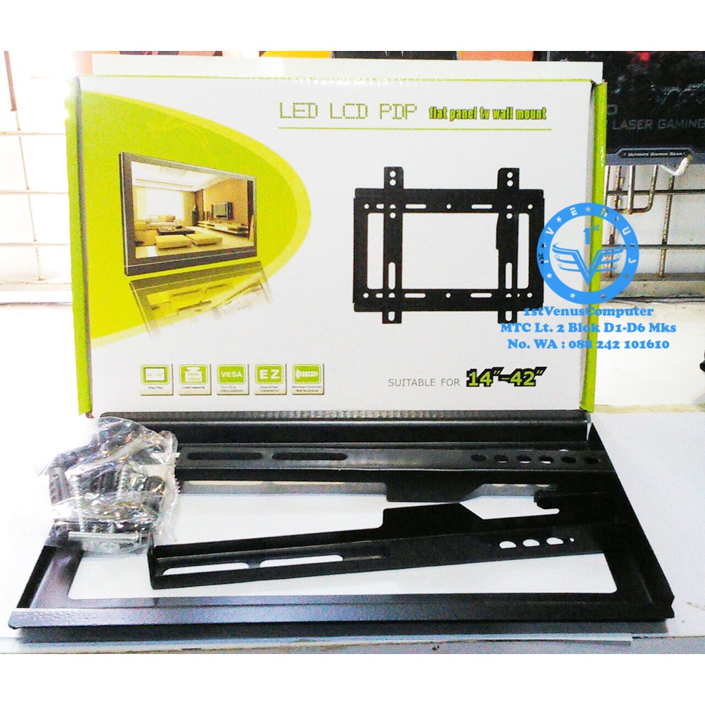 LCD LED TV MONITOR BRACKET STAND 627 14 INCH-42 INCH/BRA01-SNR