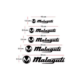 สติกเกอร์ malaguti สติกเกอร์สะท้อนแสง 💥จัดส่งจากไทยภายใน 24ชม.💥