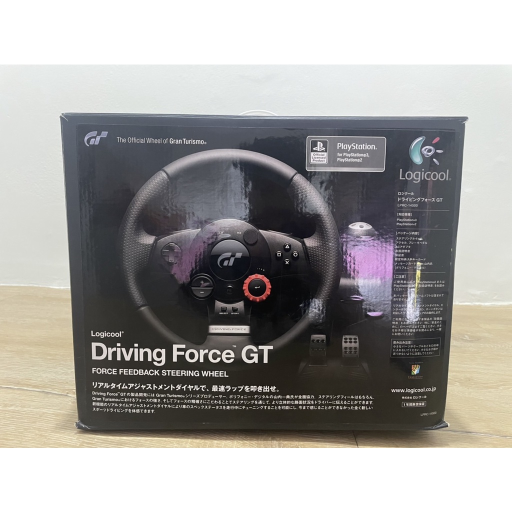 Logitech Driving Force GT Steering Wheel for PC / PS2 / PS3 จอยพวงมาลัยสำหรับ PC / PS2 / PS3 (มือสอง)