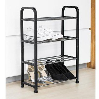 ชั้นวางรองเท้า สแตนเลส Shoe Rack ชั้นวางรองเท้าสแตนเลส 4 ชั้น