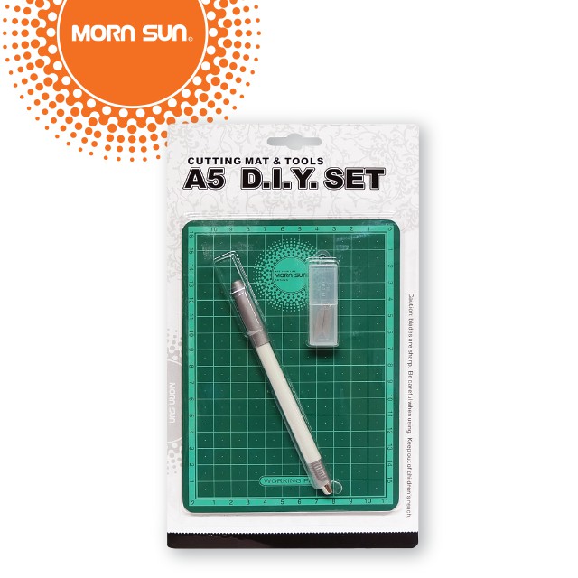 Mornsun มีดคัตเตอร์+MAT (Knife cutter + Mat) 1 ชุด