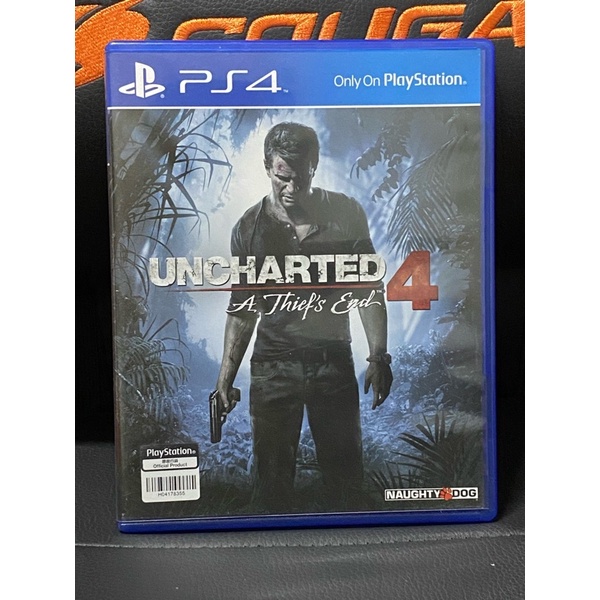 แผ่นเกมส์ PS4 (มือสอง) UNCHARTED อันชาร์ทิด 4: อะทีฟส์เอนด์
