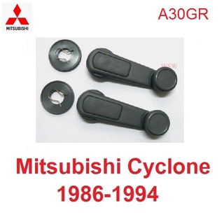 ที่ปรับกระจก มือหมุนกระจก สีเทา MITSUBISHI L200 CYCLONE 1986-1994 มิตซูบิชิ ไซโคลน มือปรับกระจก ที่หมุนกระจก ปรับกระจก