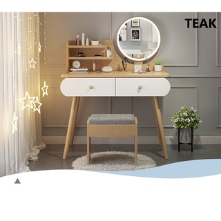 GM Home Bedroom Dressing Table with Drawers & Mirror, No Chair & No LED bedroom dresser