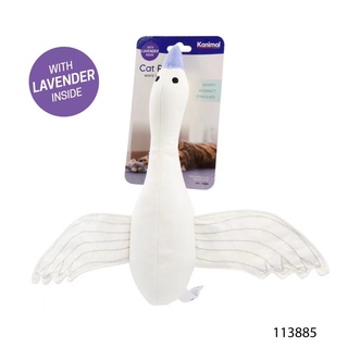 Kanimal Cat Toy White Mallard With Lavender Stuffing For All Breed Cats Size L 42x35 cm.