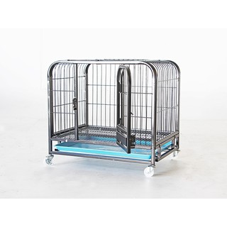 Metal Cage กรงสุนัขเหล็กเคลือบสีกันสนิม 61x45x58cm