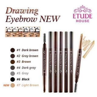 (พร้อมส่ง)แท้ รุ่นใหม่ Etude House Drawing Eyebrow เพิ่มความยาวขึ้น ↑30% 0.25g