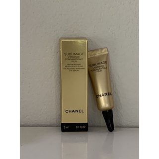 แท้กล่องซีลป้ายไทย⭐️ Chanel sublimage L essence fondamentale yeux 3 ml อายเซรั่มที่ช่วยบำรุงผิวรอบดวงตาให้ดูกระชับ⭐️