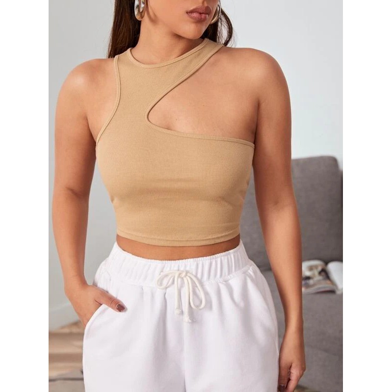 Crop Tank Top, เสื้อ Crop แบบ Tank Top