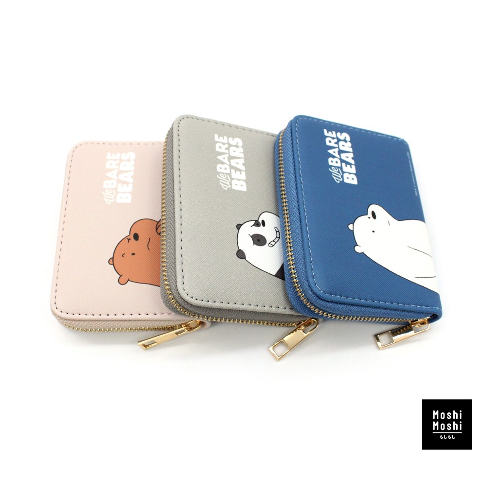 Moshi Moshi กระเป๋าสตางค์รูปทรงสวยน่ารัก ลาย  We Bare Bears รุ่น WBM0014040C-001-003