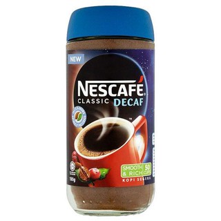 Nescafe Classic DECAF Instant Coffee เนสกาแฟ คลาสสิค ดีคาฟ กาแฟสำเร็จรูปสกัดคาเฟอีน 100g.