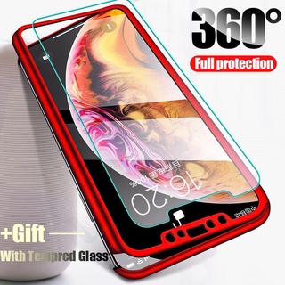 เคสประกบ 360 เคส Apple iPhone 6 Plus 6S Plus 7 Plus 8 Plus X XS XR XS Max SE 2020 เคสกันกระแทก เคสราคาถูก