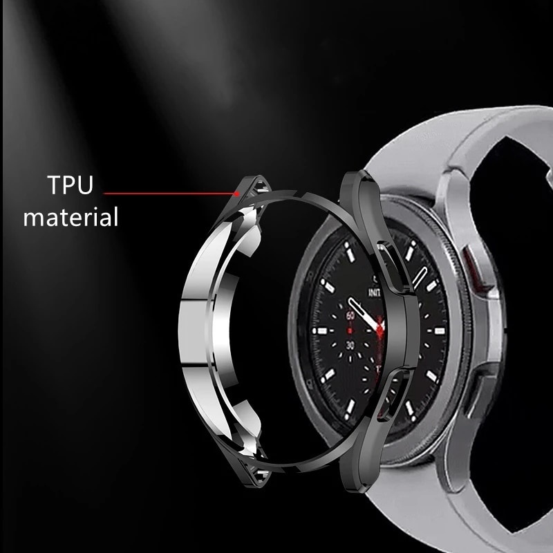 เคส + ฟิล์มกระจกนิรภัย Tpu กันรอยหน้าจอสําหรับ Samsung Galaxy Watch4 Classic 46Mm 42Mm Watch4 44Mm #4