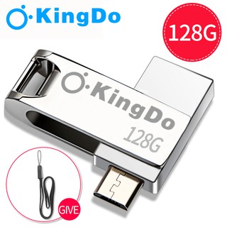 USB Kingdo แฟลชไดรฟ์ usb OTG pendrive 128gb/64GB/32 GB สำหรับสมาร์ทโฟน