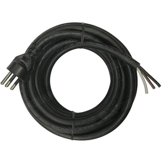 [ 1 ชิ้น ] PC-6063 สายหล่อหัว 3x2.5sq.mm. สายหล่อปลั๊กไฟ VCT ขนาด 3 x 2.5 mm สายหล่อหัว VCT 3 x 2.5mm สายปลั๊กไฟสำเร็...