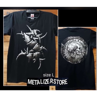 เสื้อยืดผู้ชาย เสื้อยืด พิมพ์ลาย METAL ROCK Music REBEL ของแท้ S-5XL