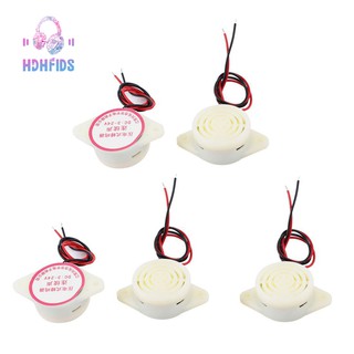 อุปกรณ์Dc 3-24 V Continuous Sound Alarm Buzzer สีขาว 5ชิ้น