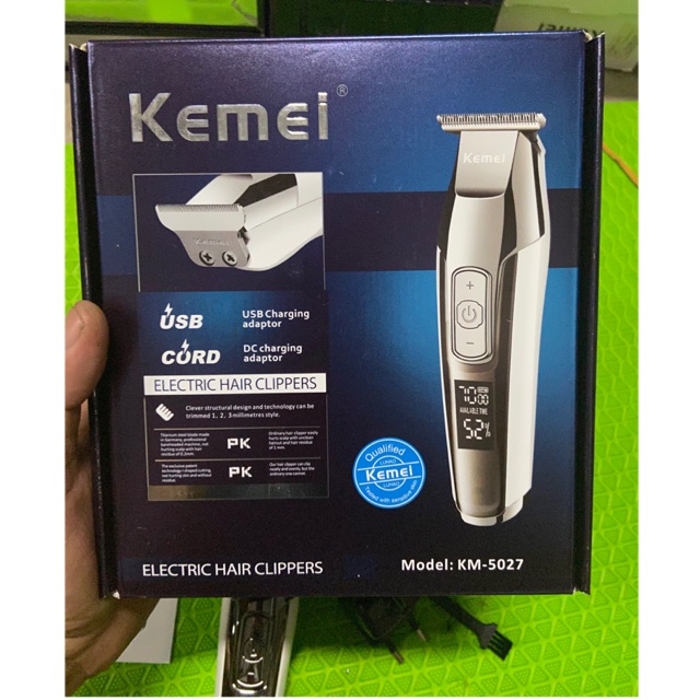 Kemei km-5027  เปิดได้4ระดับ มีจอบอกสถานะ